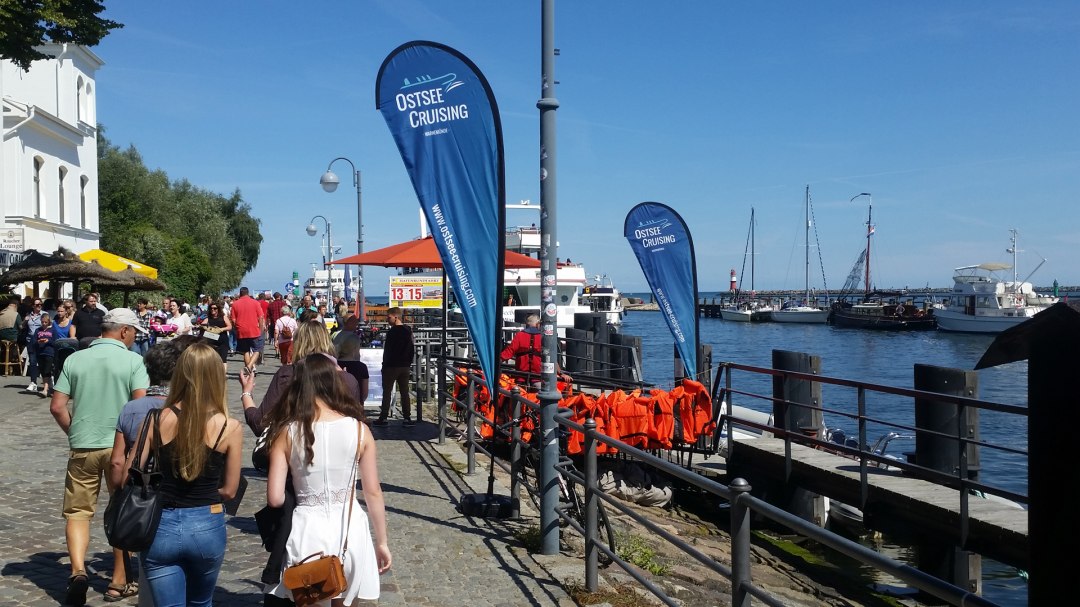 Stacja żeglugi na Morzu Bałtyckim w Alter Strom, © Ostsee-Cruising