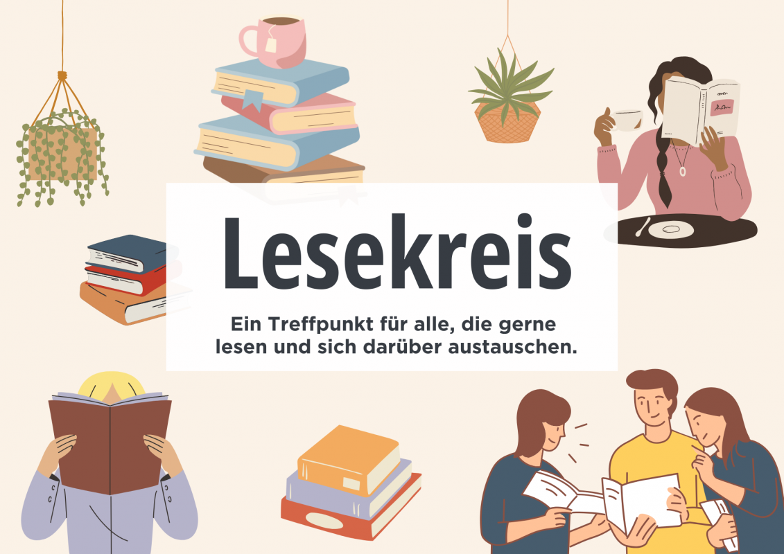 Evenementfoto voor de leeskring in de regionale bibliotheek Neubrandenburg // © Regionalbibliothek Neubrandenburg Evenementfoto voor de leeskring in de regionale bibliotheek Neubrandenburg // © Regionalbibliothek Neubrandenburg