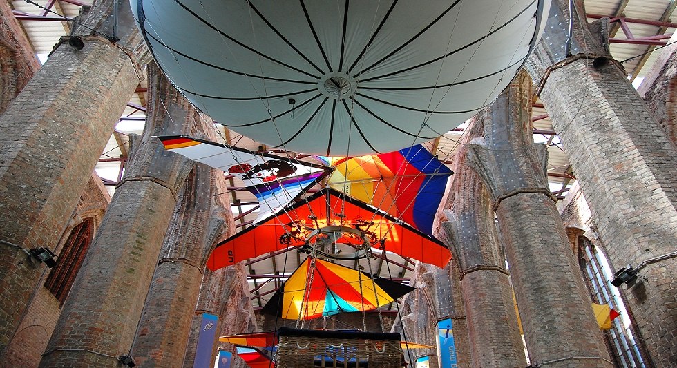 Nikolaikirche - Wystawa "Ikar - latający człowiek" // &copy; P.Wittig, Otto-Lilienthal-Museum