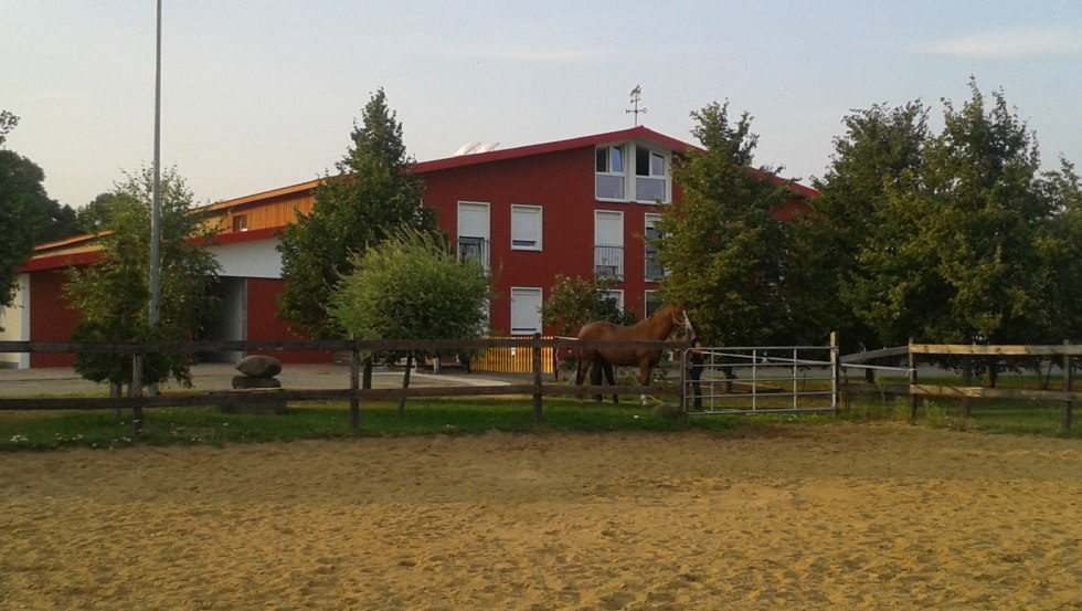 Uitzicht op de manege Mühlenberg in Friedrichsruhe, © Reitanlage Mühlenberg/ Mario Mühlenberg