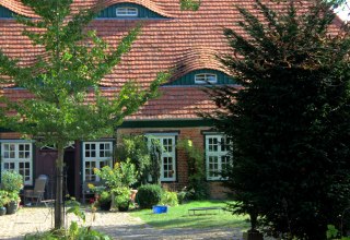 Das barocke Fachwerk-Pfarrhaus in Rambow // © Silke Voss Das barocke Fachwerk-Pfarrhaus in Rambow // © Silke Voss