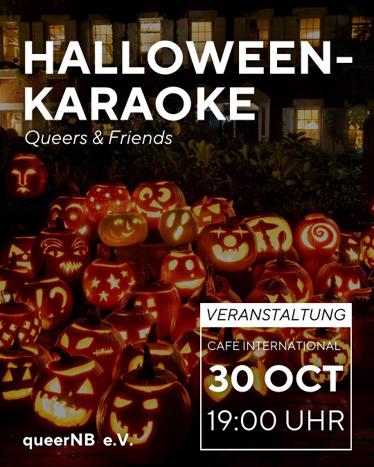 Karaoke na Halloween, © queerNB e.V. / Bild: Canva