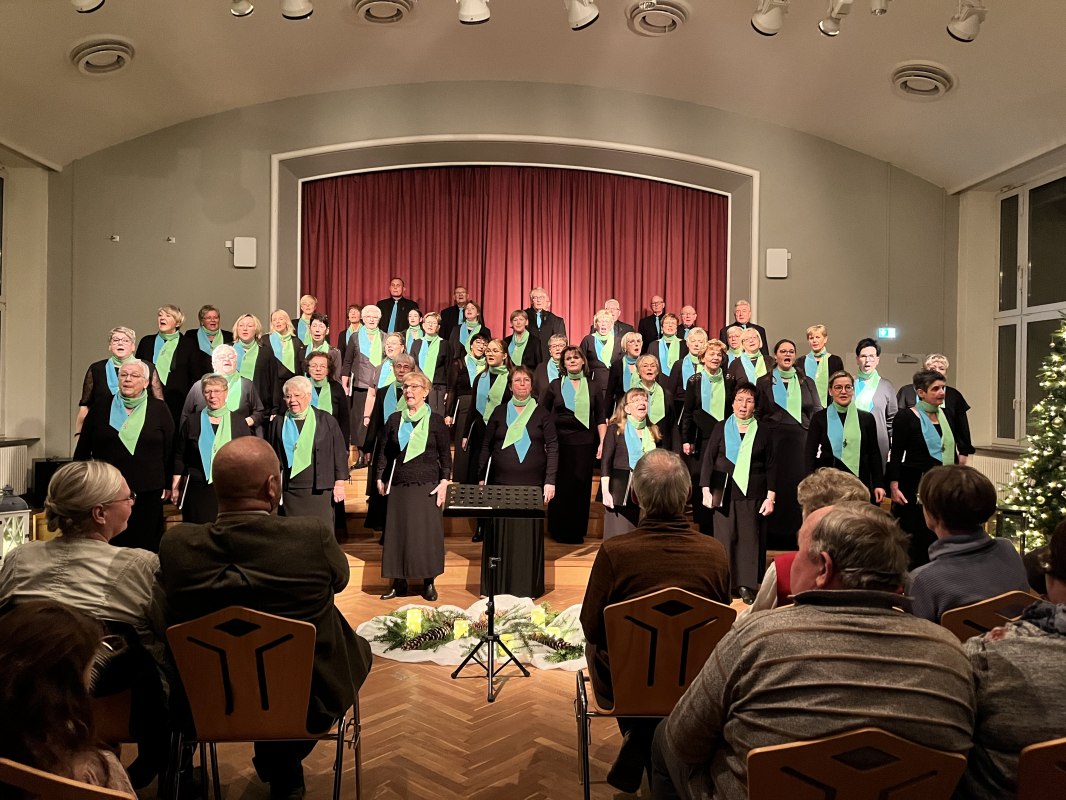 Het Peenechor koor opent het Peenefest met een concert. // &copy; Hansestadt Demmin