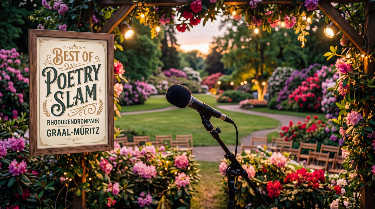 Symbol photo: Poetry slam evening in the park | Issue 4 // &copy; KI-generiert mit Adobe Firefly, Adobe Inc.