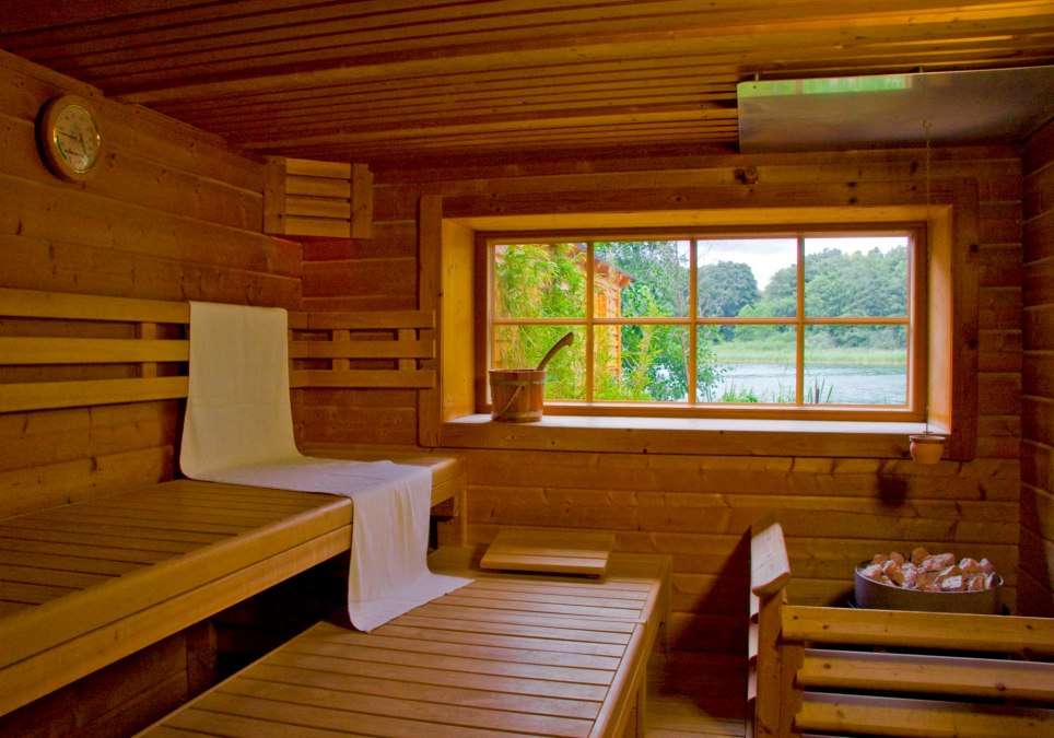 Uitzicht op de sauna, © Altes Zollhaus Uitzicht op de sauna, © Altes Zollhaus