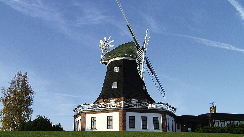 Popular excursion destination and landmark of Kl&uuml;tz is the Dutch Windmill // &copy; Stadtinformation Kl&uuml;tz