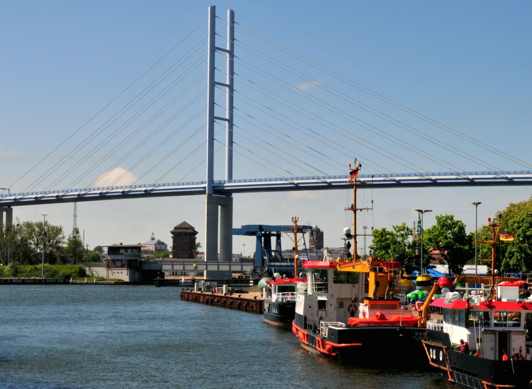 Stralsund i jego 2 mosty, &copy; Tourismuszentrale R&uuml;gen