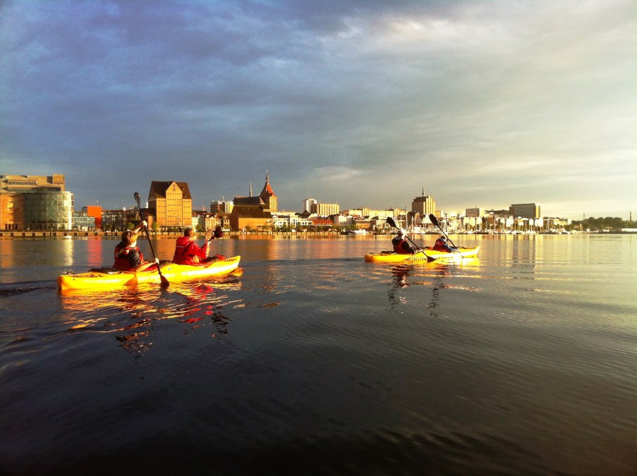 Avondsfeer in de haven van Rostock, © Ronald Kley Avondsfeer in de haven van Rostock, © Ronald Kley