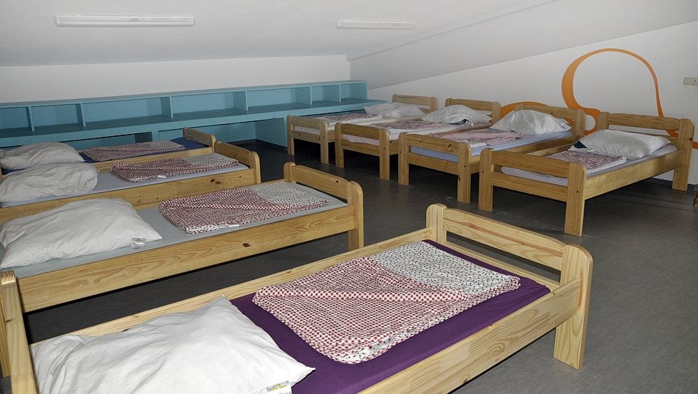 Shared room in house Wollin // © Thomas Bär Shared room in house Wollin // © Thomas Bär