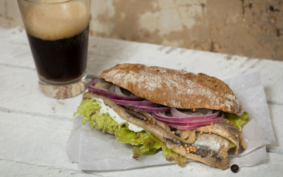 Heerlijke sandwich met vis, © Schillings Gasthof