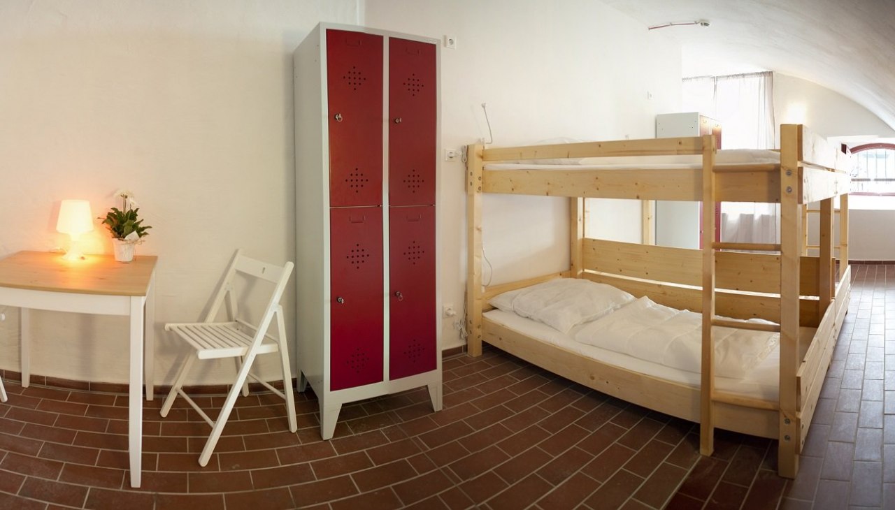 One of the multi-bed rooms in the vault, © Christoph Trabert / www.christophtrabert.com One of the multi-bed rooms in the vault, © Christoph Trabert / www.christophtrabert.com