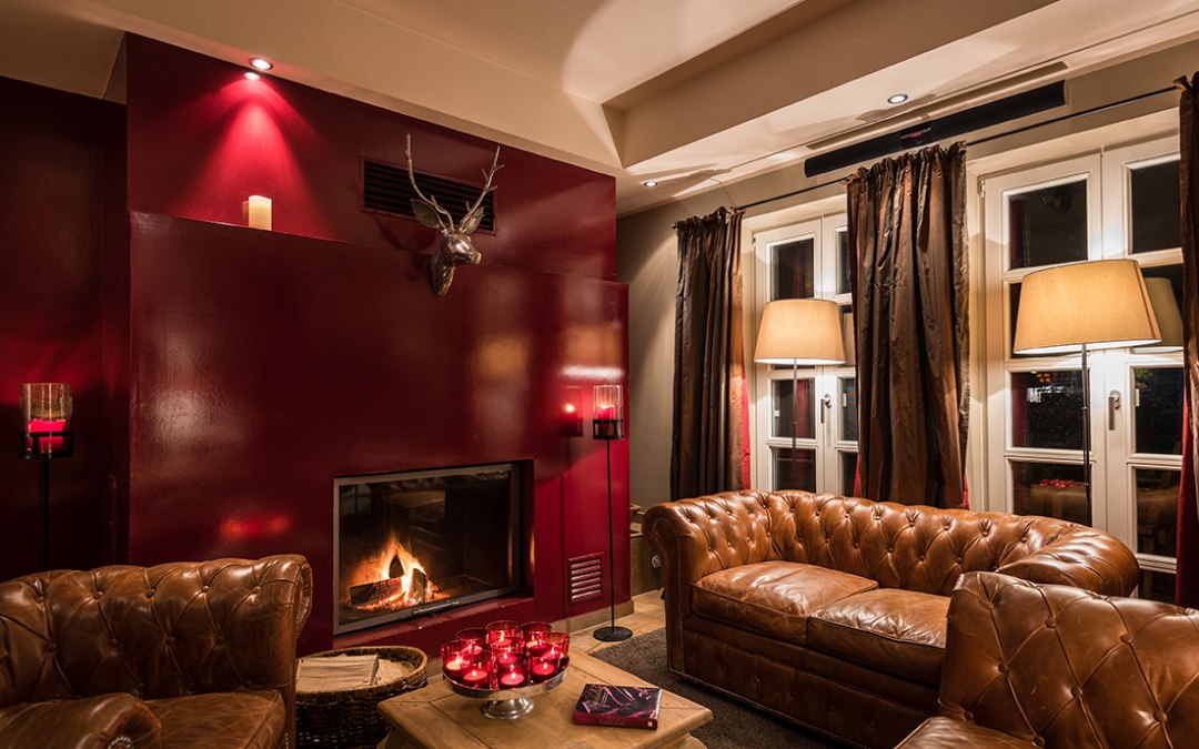 Open haard van de "Hofwirtschaft, © Fleesensee Resort & SPA