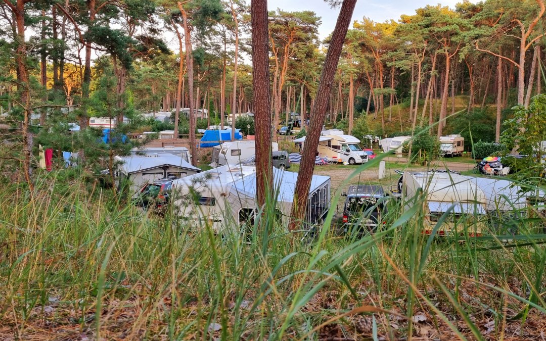 Uitzicht op de camping., © KV Trassenheide