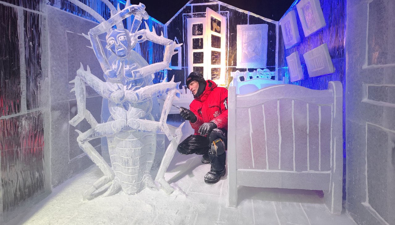 ice-world-champion-liveschnitzen_1, © Karls Markt OHG