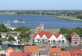 General view of Wolgast castle island // © Baltzer General view of Wolgast castle island // © Baltzer