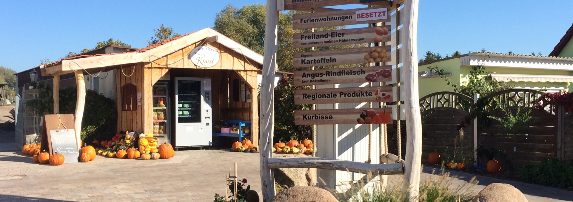 Verkoopautomaat met regionale producten op Müritz-Hof Knust, © Müritz-Hof Knust
