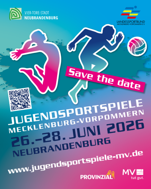 Poster JSS MV 2026 // © LSB M-V Poster JSS MV 2026 // © LSB M-V