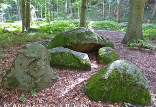 some of the stones of the "duke's tomb" still preserved today // © Archäo Tour Rügen some of the stones of the "duke's tomb" still preserved today // © Archäo Tour Rügen