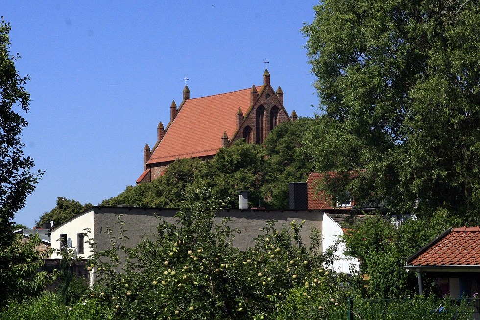 Uitzicht op de parochiekerk Franzburg, © Sabrina Wittkopf-Schade