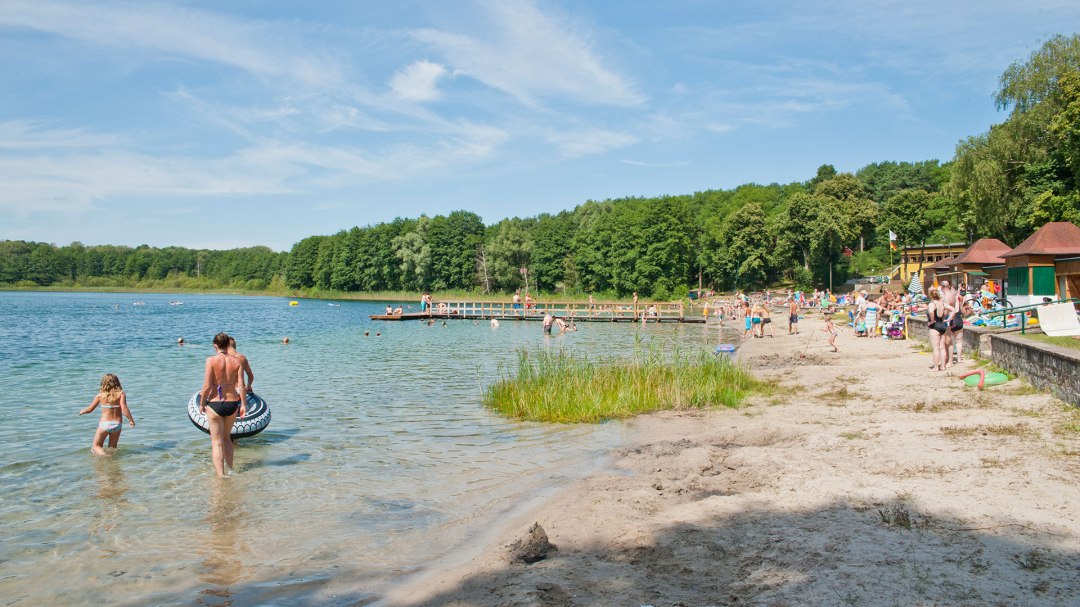 White lake bathing beach near Wesenberg, © Christin Drühl White lake bathing beach near Wesenberg, © Christin Drühl