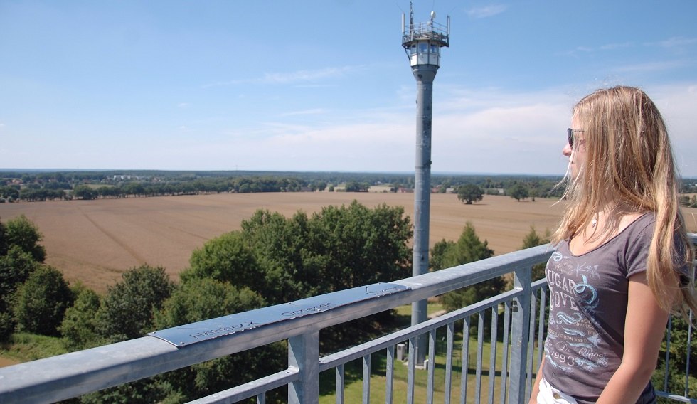 Widok z wieży widokowej Karenz na Wanzeberg. // &copy; Gabriele Skorupski