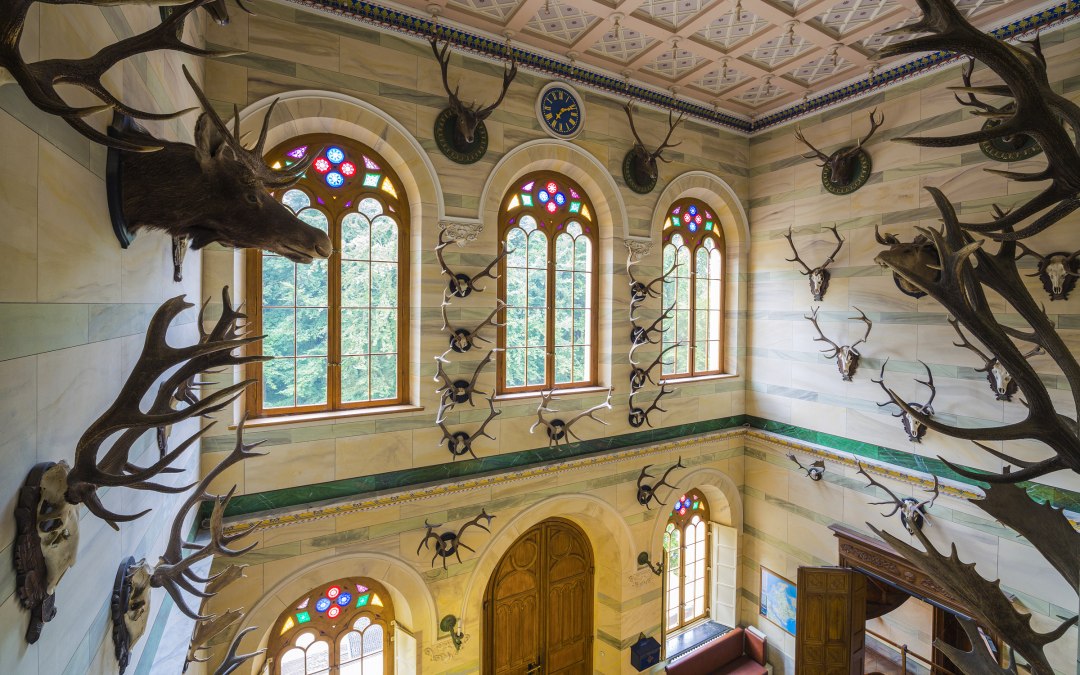 Vestibule in het jachthuis Granitz, © SSGK MV / Timm Allrich