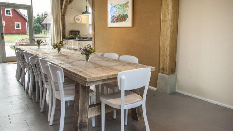 Eethoek in de Ostseespeicher (grote vakantiewoning), © Tuinier Hofman Ferienwohnungen GbR
