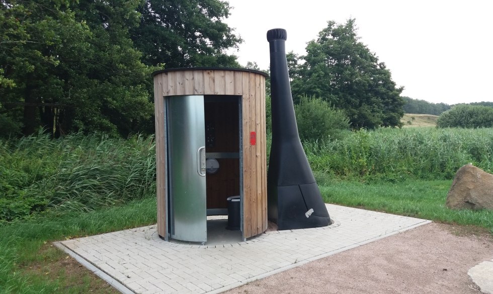 WWR Bassendorf heeft een modern composttoilet, &copy; Martin Hagemann
