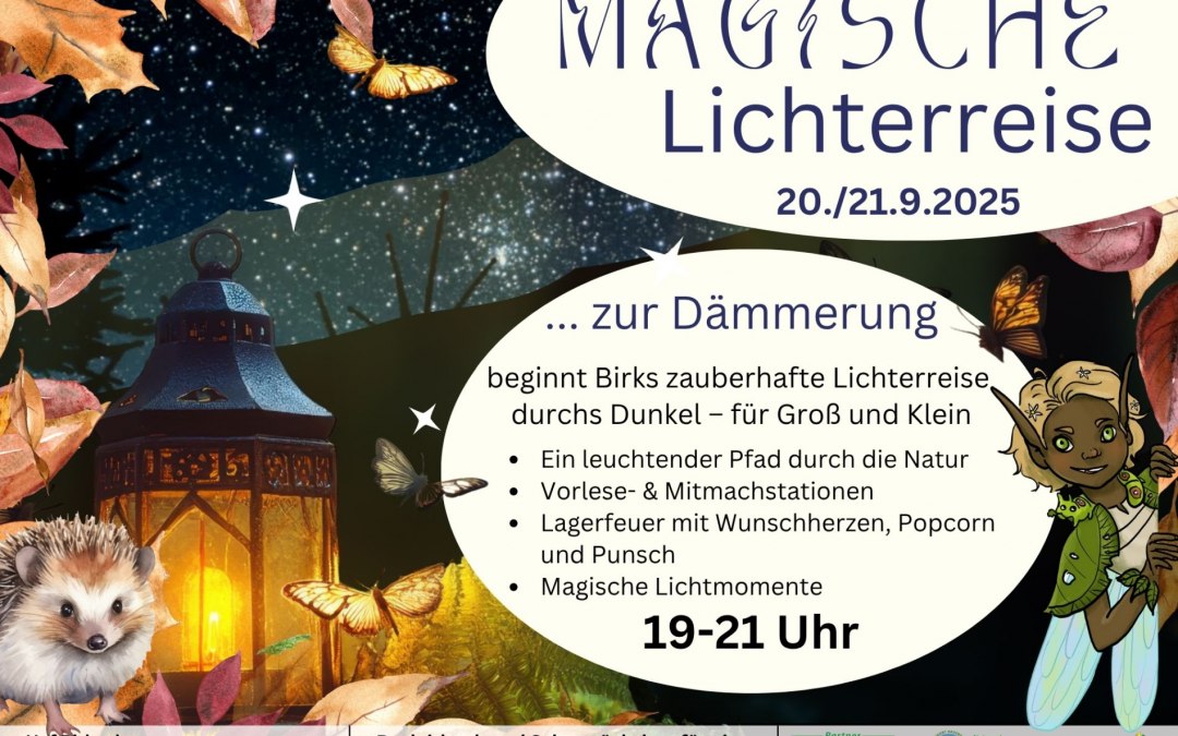 Flyer Lichterreise 2025, © Jennifer Dietel