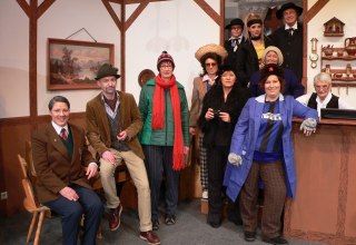 Scena z "Don Kichota" w ogrodzie teatru Barth // © Krüger/Vorpommersche Landesbühne Scena z "Don Kichota" w ogrodzie teatru Barth // © Krüger/Vorpommersche Landesbühne