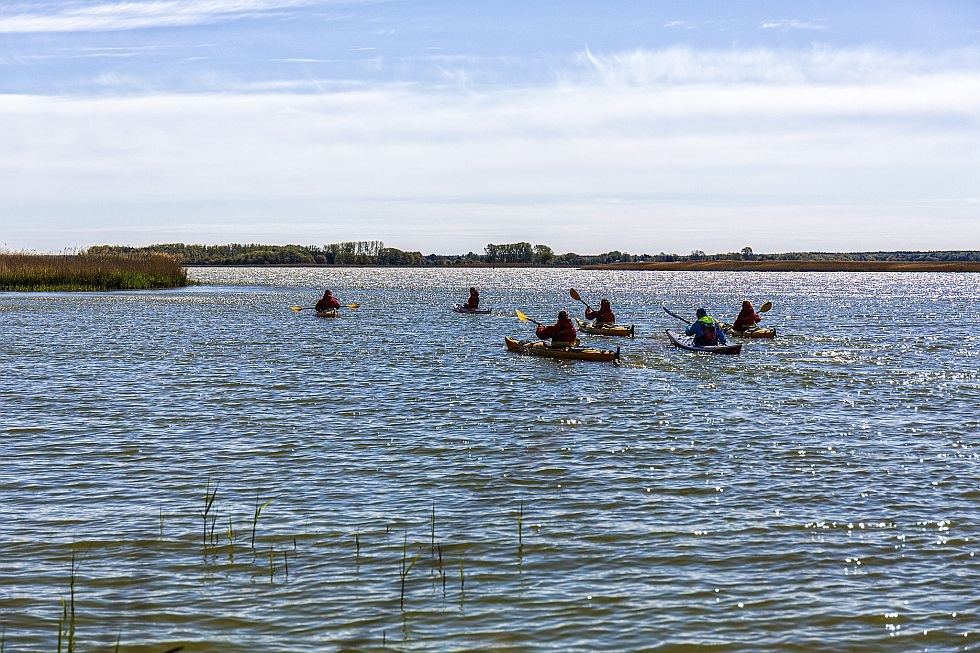 Kajakken op de Saaler Booden, © Tourismusverband FDZ/voigt & Kranz UG
