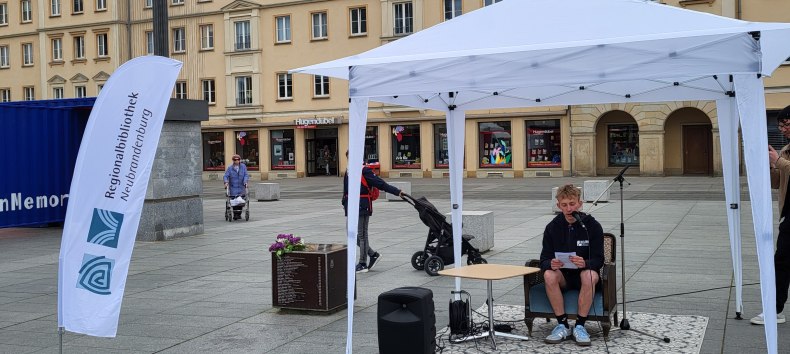 Event picture for the readings of the book burning in 1933 // &copy; Vier-Tore-Stadt Neubrandenburg