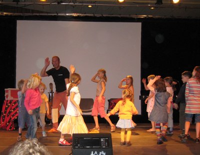 Kinderliedjesprogramma door Cattu, de dromenvanger, &copy; Cattu