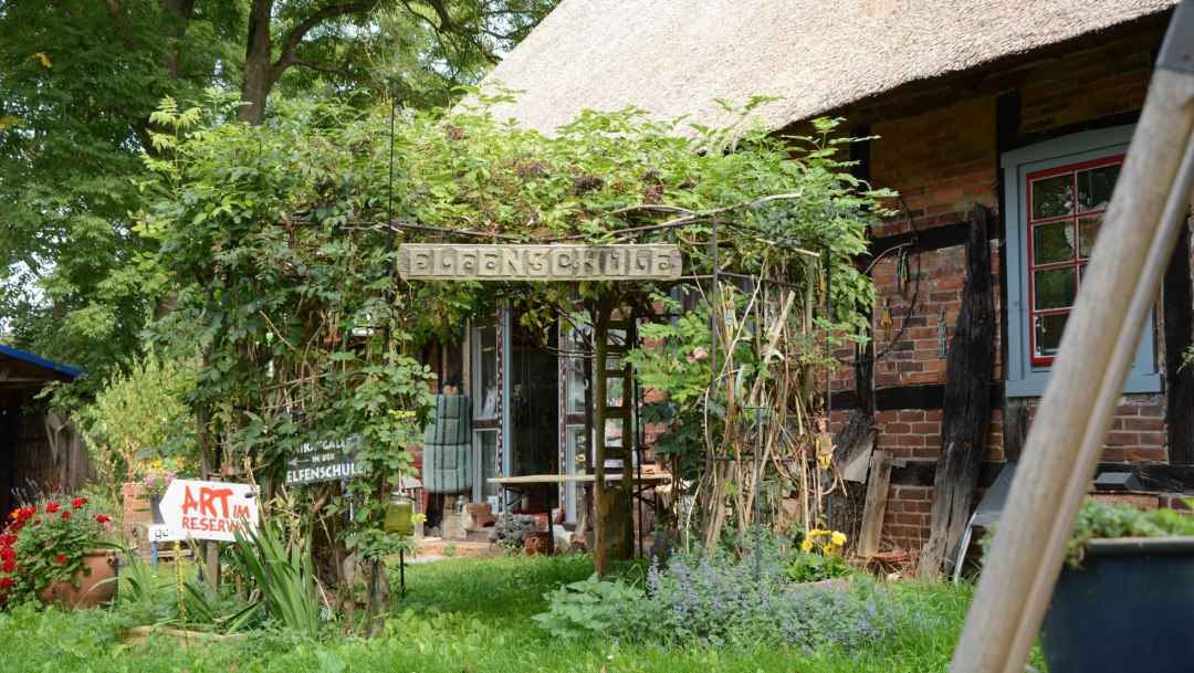 Entrance area of the elf school