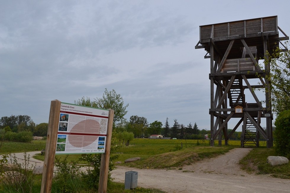 Information board about the region at the lookout tower, &copy; Lutz Werner