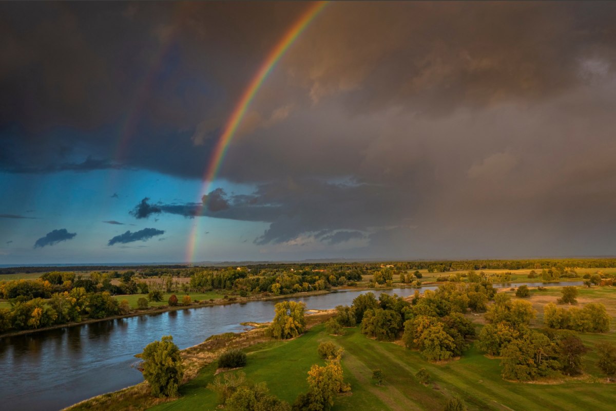 Zomerregen op de Elbe, © Florian Fabian Zomerregen op de Elbe, © Florian Fabian