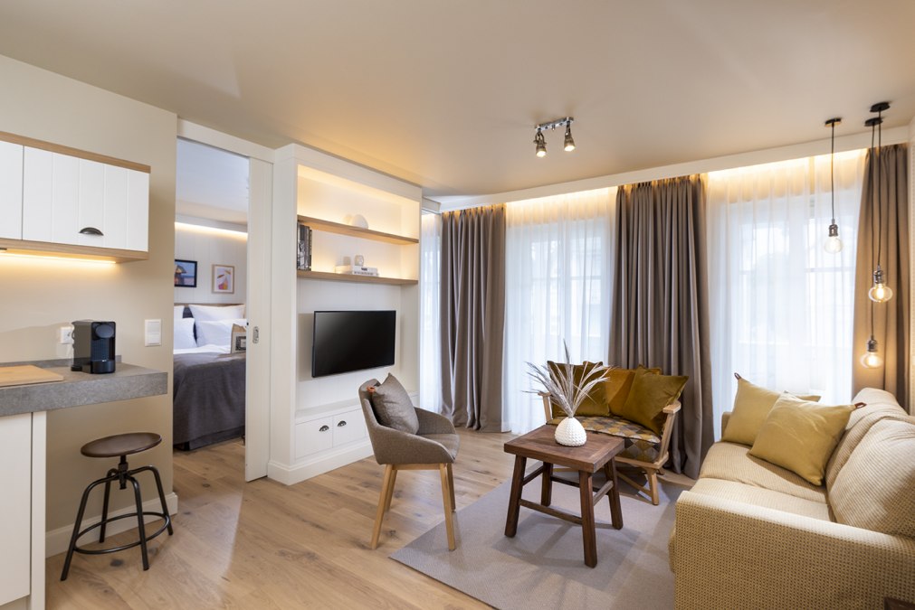 Insight into a suite of the Loev - Vela Hotels, © VELA Hotels AG