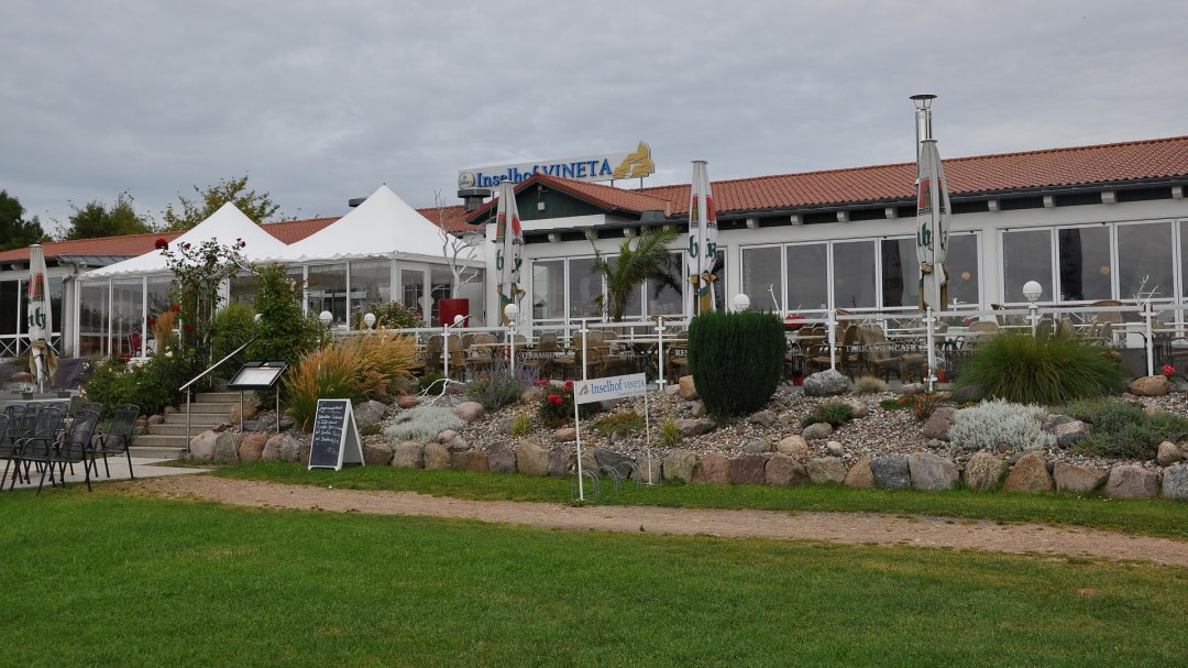 The Inselhof from the backwater side, © TMV/Fischer The Inselhof from the backwater side, © TMV/Fischer