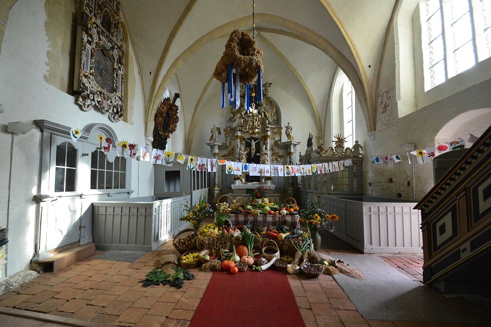 Sint-Catharinakerk in Trent op het eiland Rügen - Dankzegging, © Tourismuszentrale Rügen