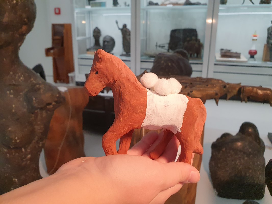 Painted Horse Figurine // © Foto: Kunsthalle Rostock Painted Horse Figurine // © Foto: Kunsthalle Rostock