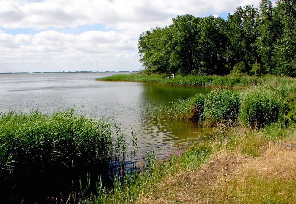 De "boog" vanaf de Bodden-kant., © Tourismuszentrale Rügen