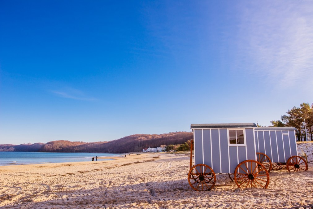 Strandsauna op het strand van Binz, &copy; Binzer Bucht Tourismus | Ch. Thiele