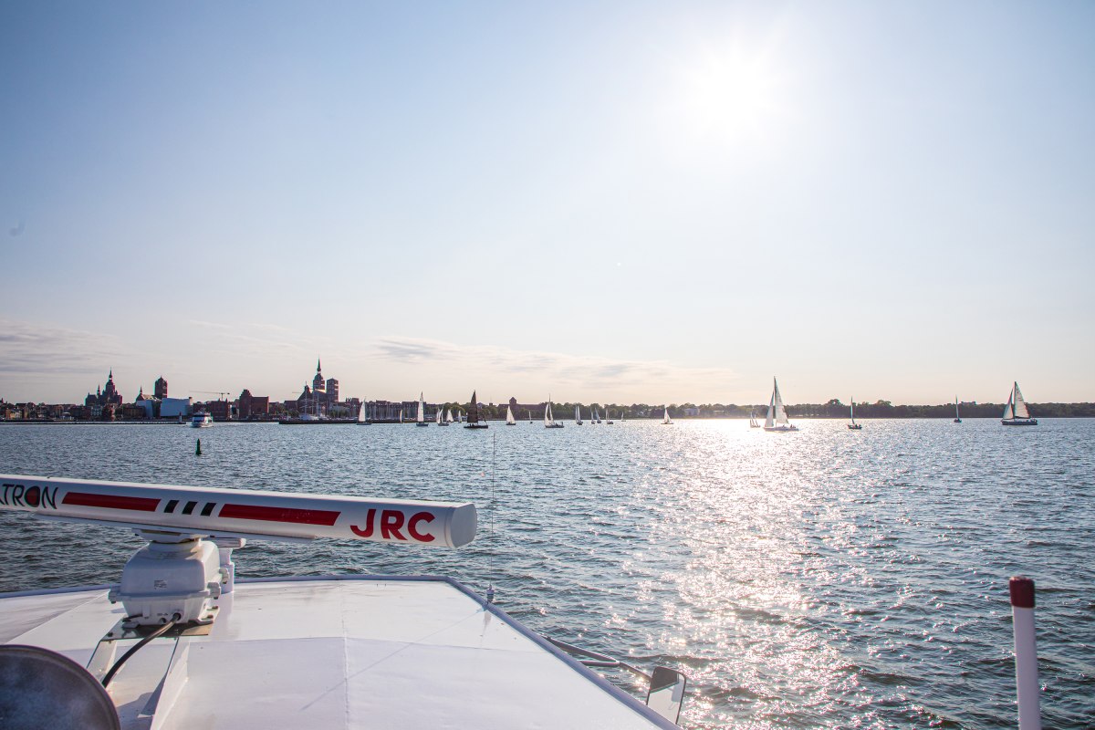 Experience the Hanseatic City of Stralsund from the water // © Weiße Flotte GmbH Experience the Hanseatic City of Stralsund from the water // © Weiße Flotte GmbH