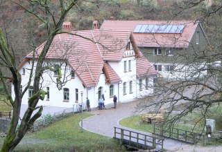 Uitzicht op het jeugdboscentrum // &copy; Nationalparkamt M&uuml;ritz