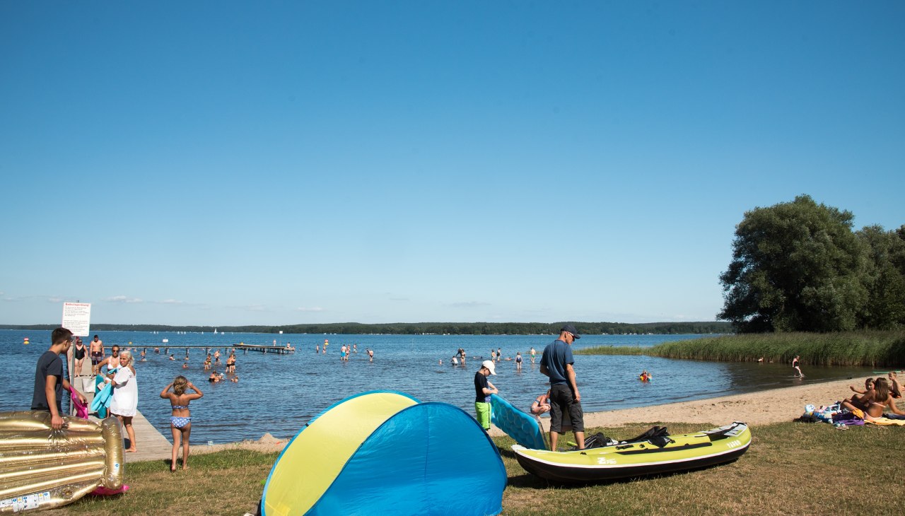 Plau_Badzone Strandbad Plöetzenhöhe, © Fotograf Hendrik Silbermann