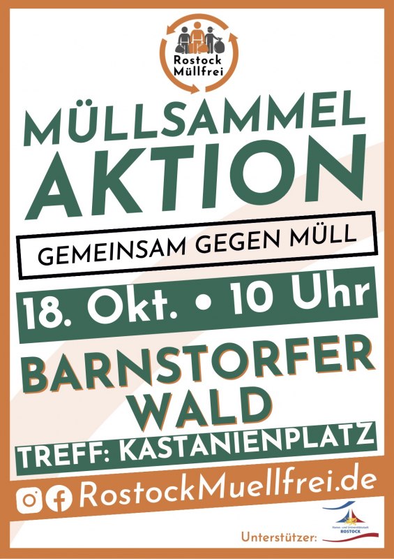 Poster, &copy; Rostock M&uuml;llfrei e.V.