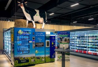 Milk vending machine EDEKA Center // © van der Ham Bollewick Milk vending machine EDEKA Center // © van der Ham Bollewick