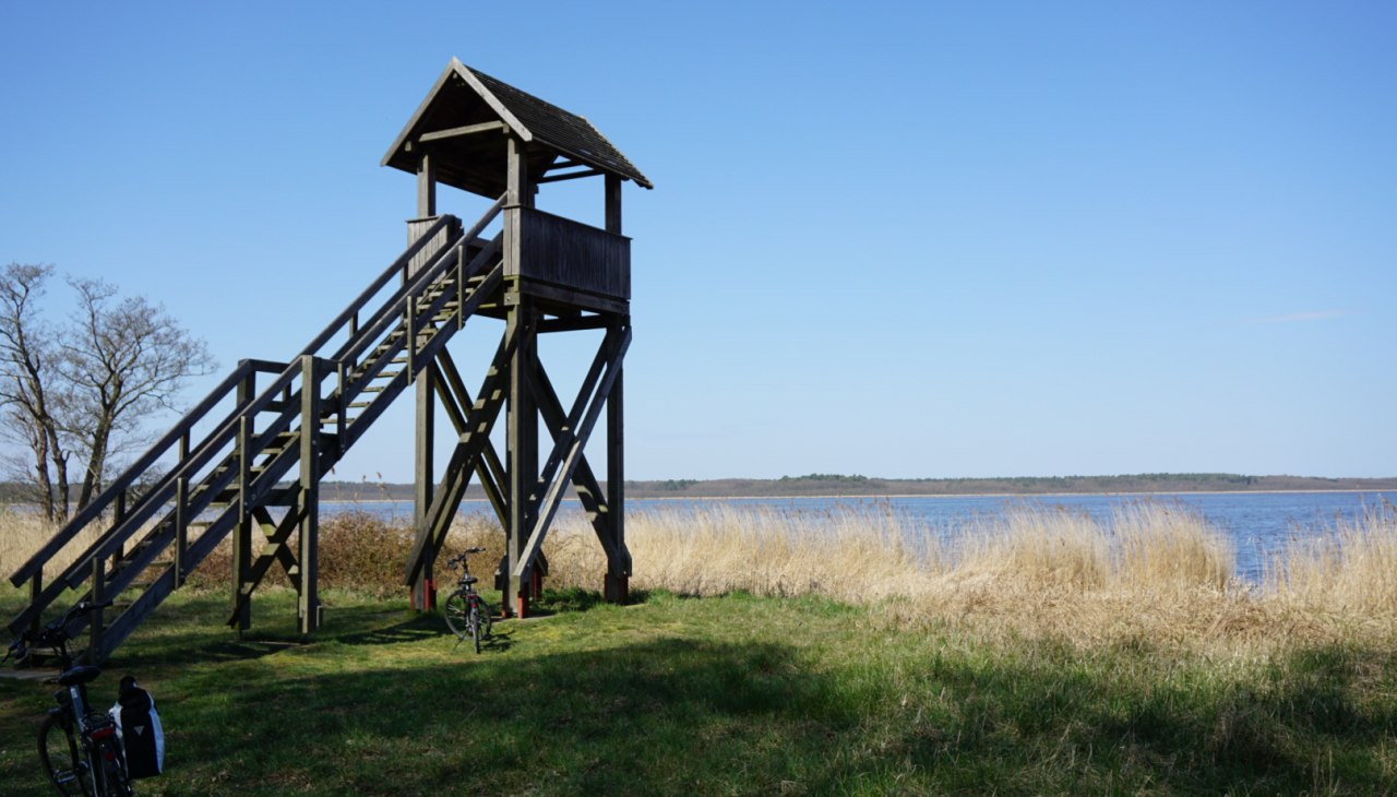 Observation tower at Neuwarper Lake, © tvv-bock