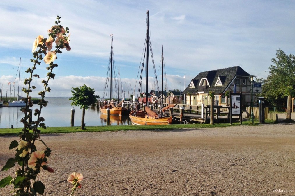 Widok na port Althagen z wędzarni, © Räucherhaus Ahrenshoop · Foto Marie Klus