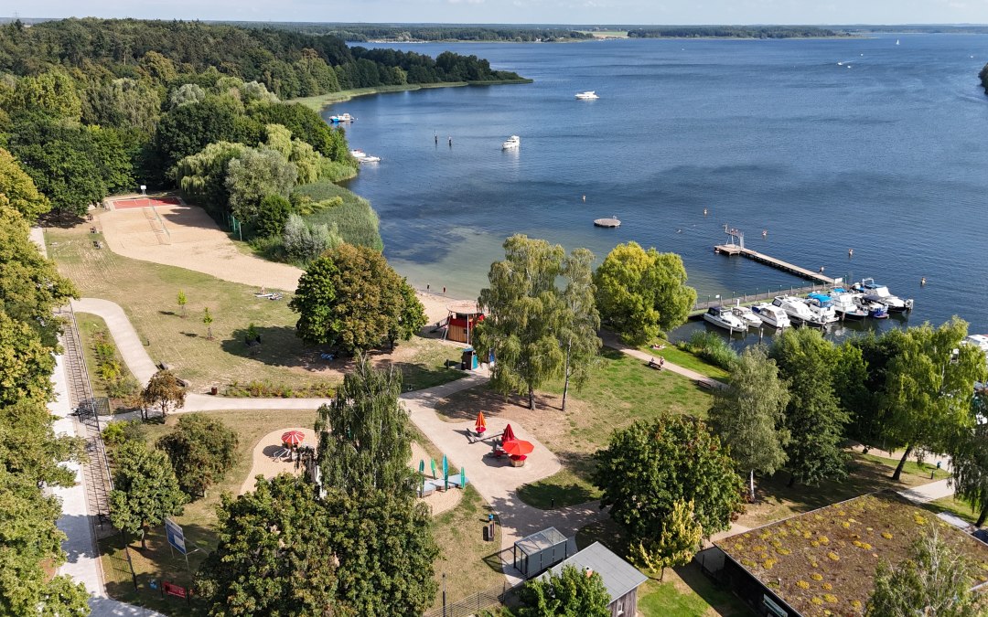 Aerial view of the Malchow lido (photo Thomas Neske), © Thomas Neske